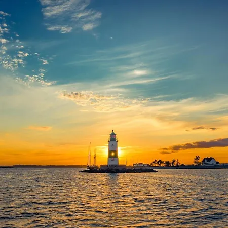 別荘 Bootshaus- Sauna, Steg, Meerblick, Kamin, Terrasse *